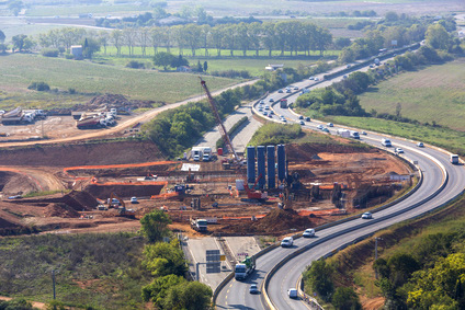 Chantier de travaux publics